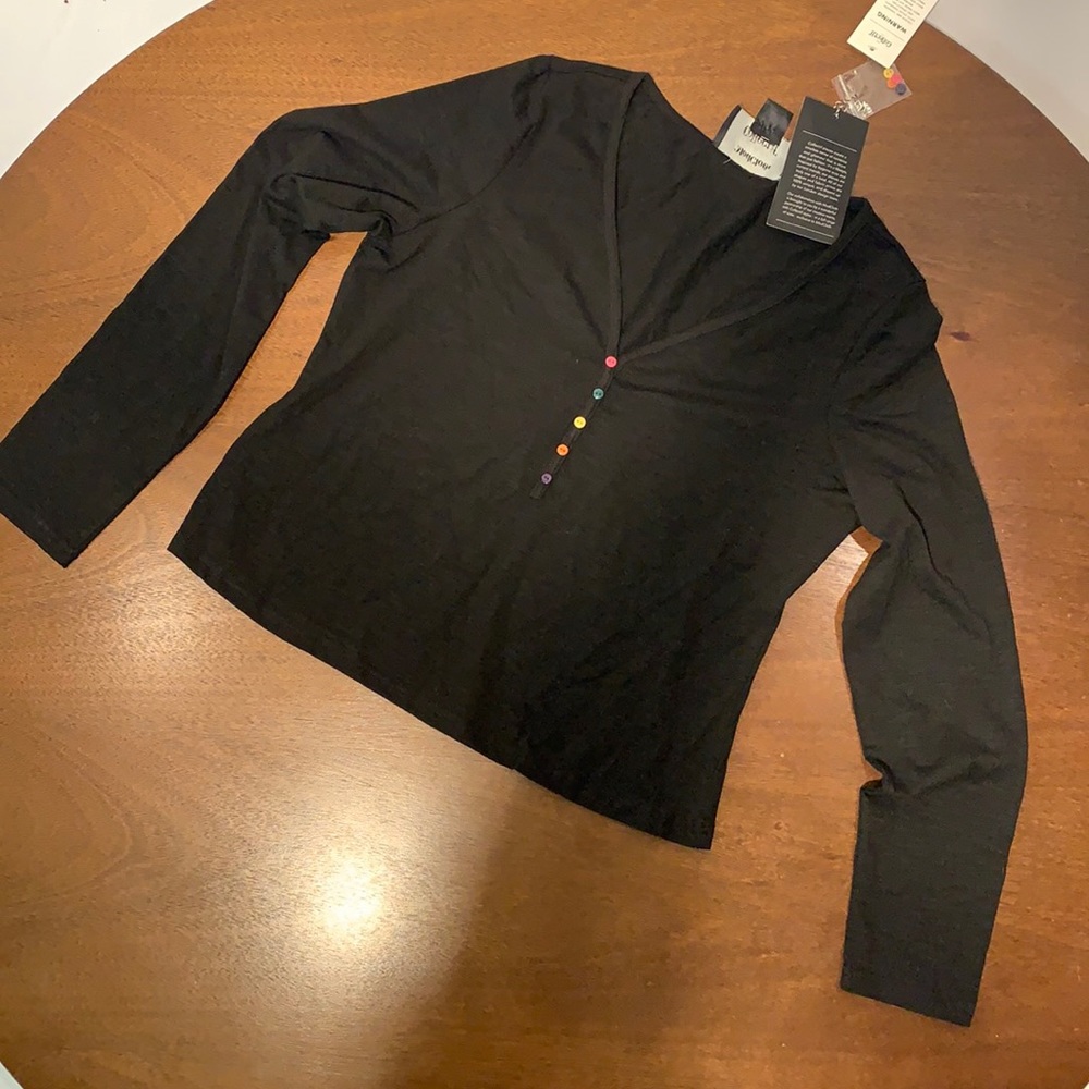Black Knit Top